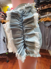 Load image into Gallery viewer, Acid Washed Butterfly Ruffle short pants