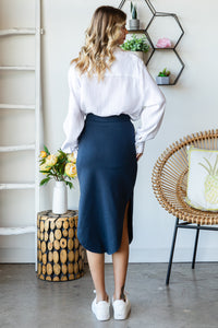 COTTON POLY Fleece Skirt