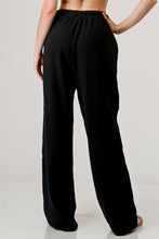 Load image into Gallery viewer, Cotton Double Gauze Relaxed Fit Elastic Waist Drawstring pants