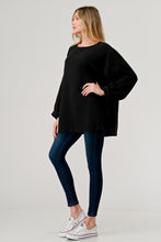 Load image into Gallery viewer, Cotton Double Gauze Relaxed Fit Long Sleeve Top