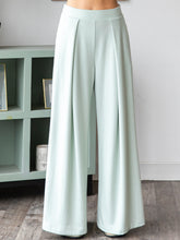 Load image into Gallery viewer, FRENCH TERRY Wide Leg Single Pleat Pants