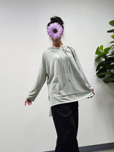 Load image into Gallery viewer, French Terry Relaxed Fit Hooded Top