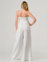 Load image into Gallery viewer, COTTON DOUBLE GAUZE Relaxed Fit Tube Jumpsuit