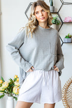 Load image into Gallery viewer, COTTON French Terry Raglan Oversize Top