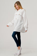 Load image into Gallery viewer, Cotton Double Gauze Full Placket Jacke