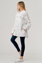 Load image into Gallery viewer, Cotton Double Gauze Full Placket Jacke