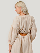 Load image into Gallery viewer, COTTON DOUBLE GAUZE Relaxed Pants with Over Shoulder Strap