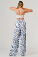 Load image into Gallery viewer, Toska Print Relaxed Fit Lined Elastic Waist Band Drawstring pants