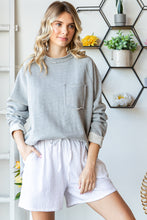 Load image into Gallery viewer, COTTON French Terry Raglan Oversize Top