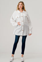 Load image into Gallery viewer, Cotton Double Gauze Full Placket Jacke