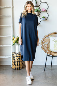 COTTON POLY Fleece Dress