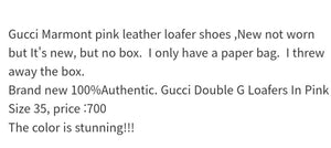 Gucci leather loafer