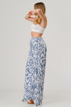 Load image into Gallery viewer, Toska Print Relaxed Fit Lined Elastic Waist Band Drawstring pants