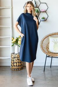 COTTON POLY Fleece Dress