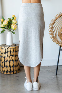 COTTON POLY Fleece Skirt