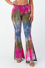 Load image into Gallery viewer, Tie Dye Flare Pants Small