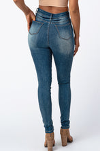 Load image into Gallery viewer, Destroyed Pants With Chain Front Md Denim Jeans Large Size.