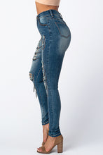 Load image into Gallery viewer, Destroyed Pants With Chain Front  Md Denim Jeans X- Large Size