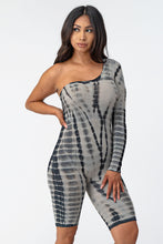 Load image into Gallery viewer, Sweater Tie Dye Jumpsuit Gray Small