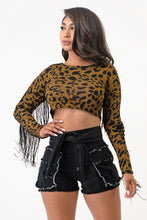 Load image into Gallery viewer, Sleeve Front Tie Black Denim Cargo Shorts Jeans X-Large Size .