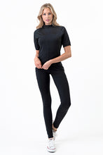 Load image into Gallery viewer, PK RIBBON Made In USA Total Work Out Yoga Clothing TOPS  Black Color S.M