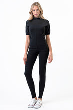 Load image into Gallery viewer, PK RIBBON Made In USA Total Work out Yoga Pants Black Color S.M