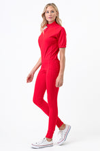 Load image into Gallery viewer, PK RIBBON Special Total Work out Yoga Clothing Set Sexy Red Color